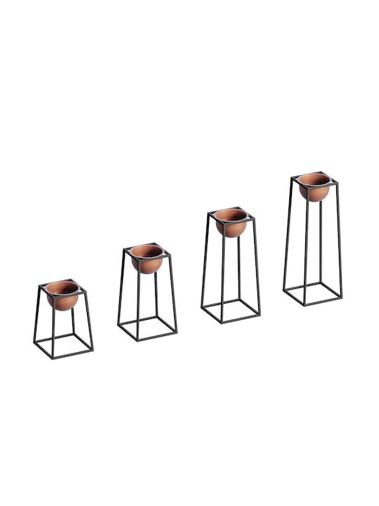 Aberto Design Pot Black Set 4pcs