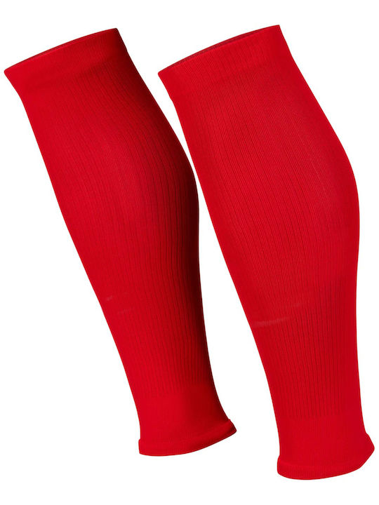 Figli Sports Leg Sleeves for Soccer Shin Guards Red