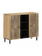Cabinet Storage Made of Metal & Wood L90xW33xH75cm