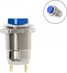 On-Off switch Pushbutton Waterproof Blue 1pcs