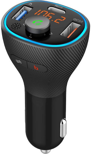Art FM Transmitter Αυτοκινήτου με Bluetooth / USB