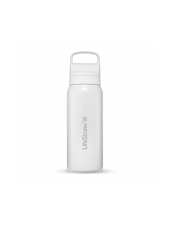 Lifestraw Παγούρι Ανοξείδωτο με Φίλτρο 650ml Λευκό