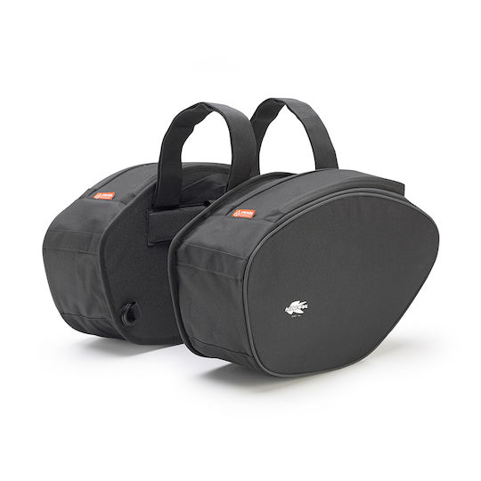 Σαμάρια 30lt Saddlebags Striker Σετ Χρώμα Μαύρο St100b Kappa