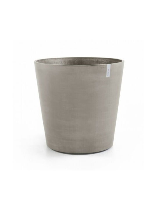 Ecopots Amsterdam Γλάστρα με Ρόδες Τaupe 100x80cm