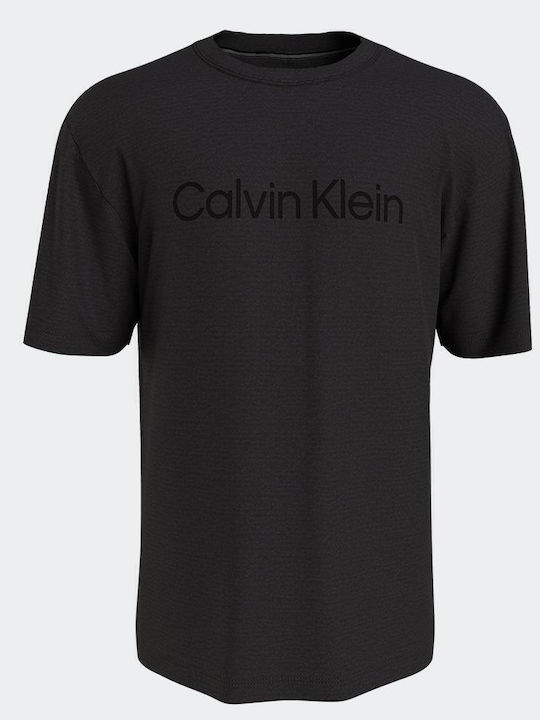 Calvin Klein Men's Winter Pajama Blouse Black