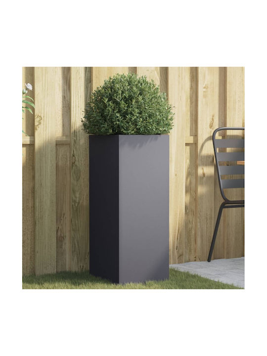 vidaXL Planter Box 32x27.5cm Charcoal 841573