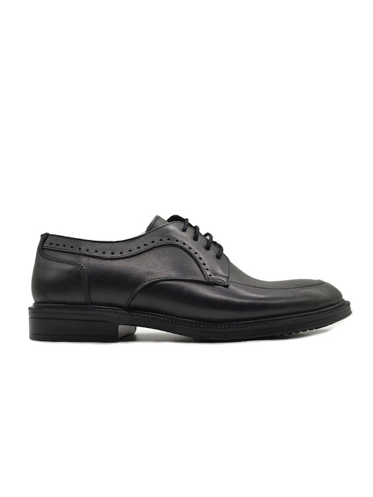 Hawkins Premium Leder Herren Oxfords Schwarz