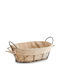 Zeller Brotkasten Metallisch Beige 30x21x11cm