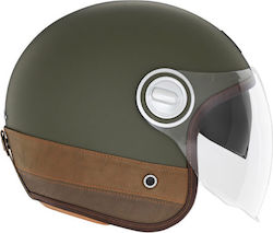 Nox Heritage Jet Helmet with Sun Visor ECE 22.06