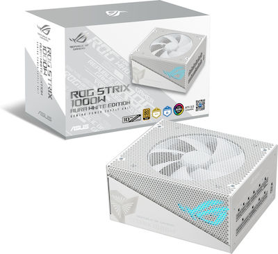 Asus ROG Strix Aura Edition 1000W White Computer Power Supply Full Modular 80 Plus Gold