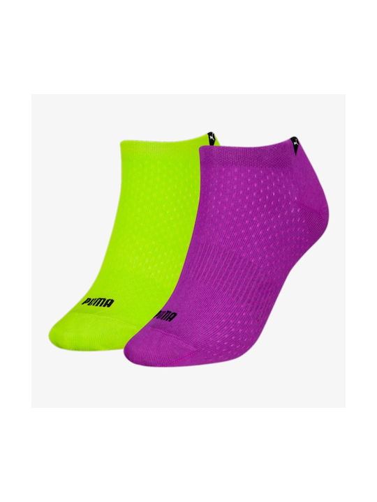 Puma Mesh Sneaker Athletic Socks Multicolour 2 Pairs