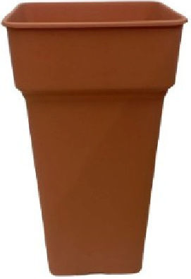 Micplast Daiquiri Pot Plastic Terracotta 30x52x30cm.