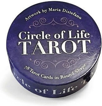 Circle of Life Tarot 78 Tarot Cards in Round Shape Maria Distefano