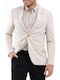 Sunset Summer Men’s Suit Jacket with Slim Fit Gray