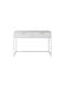 Nextdeco Desk Wooden White with Metal Legs 120x50x76cm