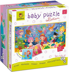 Baby Puzzle: Παζλ Διπλής Όψεως - Γοργόνες (8x4κ/32κ) - Ludattica Baby Puzzle: Παζλ Διπλής Όψεως - Γοργόνες (8x4κ/32κ) - Ludattica