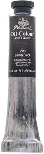 Phoenix Arts Phoenix Seturi de Culori Ulei Lampă 793 tub negru 50ml 1buc
