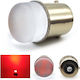 Lampen Auto P21W / R5W / BA15S / R10W Canbus LED Rot 12V 1Stück