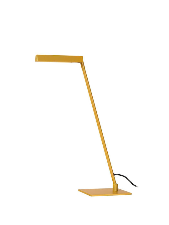 Lucide Lightning Μεταλλικό Πορτατίφ LED με Κίτρινο Καπέλο και Βάση