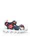 Conguitos Shoe Sandals with Velcro & Lights Blue