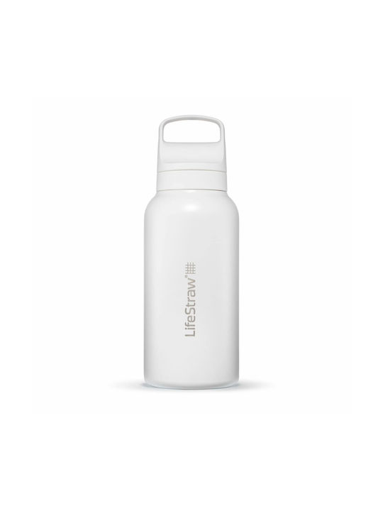 Lifestraw Παγούρι Ανοξείδωτο με Φίλτρο 1000ml Λευκό
