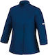 Egochef Mantel Koch 100% Mikrofaser Damen Blau ...