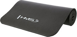 HMS Ym04 Στρώμα Γυμναστικής Pilates Μαύρο (183x61cm)