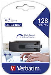 Verbatim Store ´n´ Go V3 Slider 128GB USB 2.0 Stick Γκρι