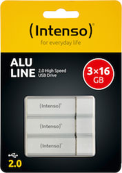 Intenso 16GB USB 2.0 Stick Gray