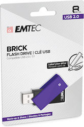 Emtec 8GB USB 2.0 Stick Μωβ