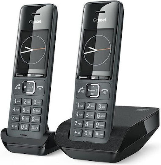 Comfort 520 Cordless Phone Duo Black