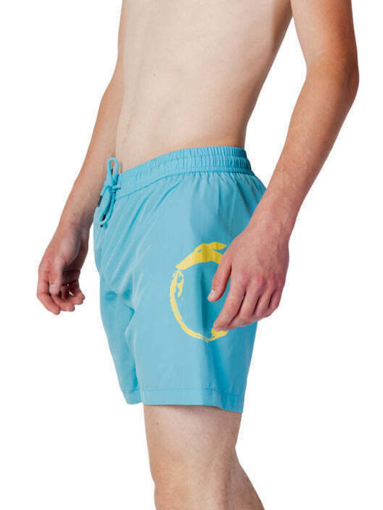 Trussardi Men's Swimwear Shorts Light Blue