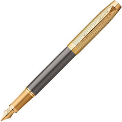 Parker Writing Pen Medium Gold with Blue Ink