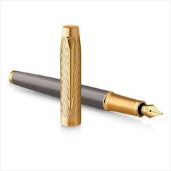 Parker Σετ Πένα Γραφής Medium Χρυσή με Μπλε Μελάνι