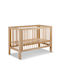 Klups Babybett Braun mit Matratze & Schublade