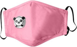 For Children Pink Panda Mask + 3x Pm 2.5 Filter