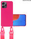 Sonique Back Cover Silicone 0.5mm with Strap Fu...