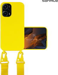 Sonique Strap Back Cover Σιλικόνης 0.5mm με Λου...
