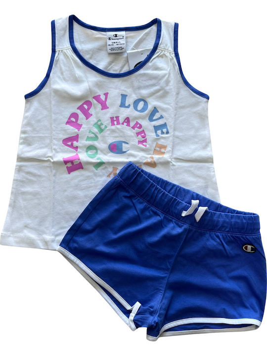Champion Kids' Set with Shorts Summer 2pcs White