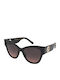 Marc Jacobs Women's Sunglasses with Black Plastic Frame and Black Gradient Lens Marc 697/S 807/FF