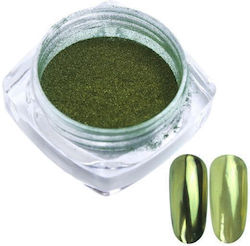 Metallic Nail Powder Light Green- Σκονη Glitter Για Μεταλλικη Οψη Στα Νυχια Οεμ