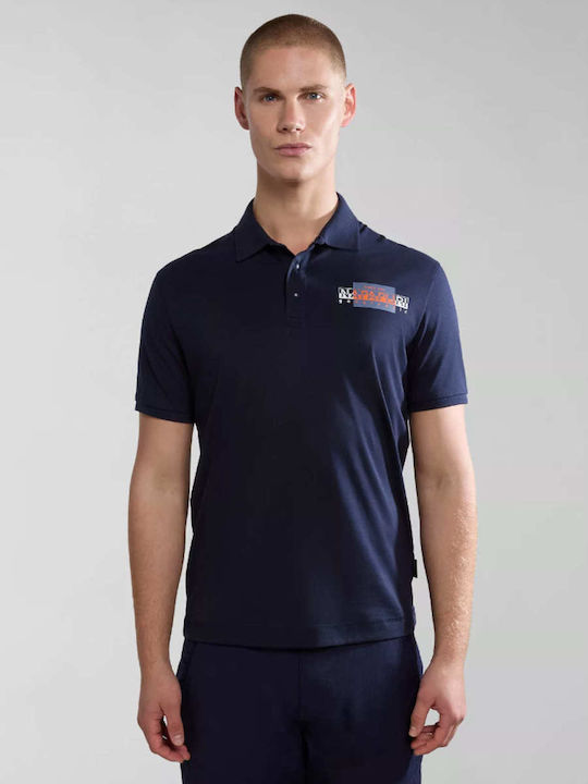 Napapijri Bluza Bărbătească Polo dark blue