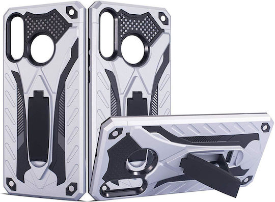 Forcell Back Cover Σιλικόνης / Πλαστικό Ασημί (Huawei Mate 10 Lite)