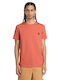 Timberland Dunstan River Ανδρικό T-shirt Κοντομάνικο Burnt Sienna