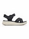 Xti Women's Flat Sandals Sporty in Black Color