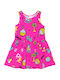 Kinderkleid Ärmellos Fuchsia