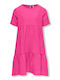 Rochie pentru Copii Mâneca scurta Fuchsia