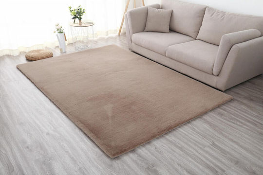 Heinner Rug Rectangular Shaggy Brown