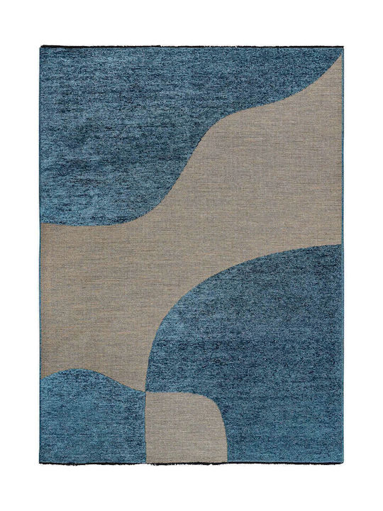 Madi Brook Rectangular Rug Petrol