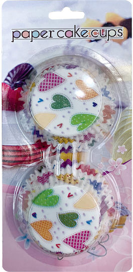Array Karamellpapiere für Cupcakes Papier 7.5x7.5cm 00101501 6pcs